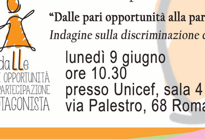 Scopri di più sull'articolo “Dalle pari opportunità alla partecipazione protagonista”: la conferenza finale a Roma