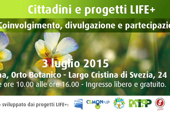 Scopri di più sull'articolo Cittadini e progetti LIFE+: il 3 luglio l’evento dedicato alla tutela dell’ambiente