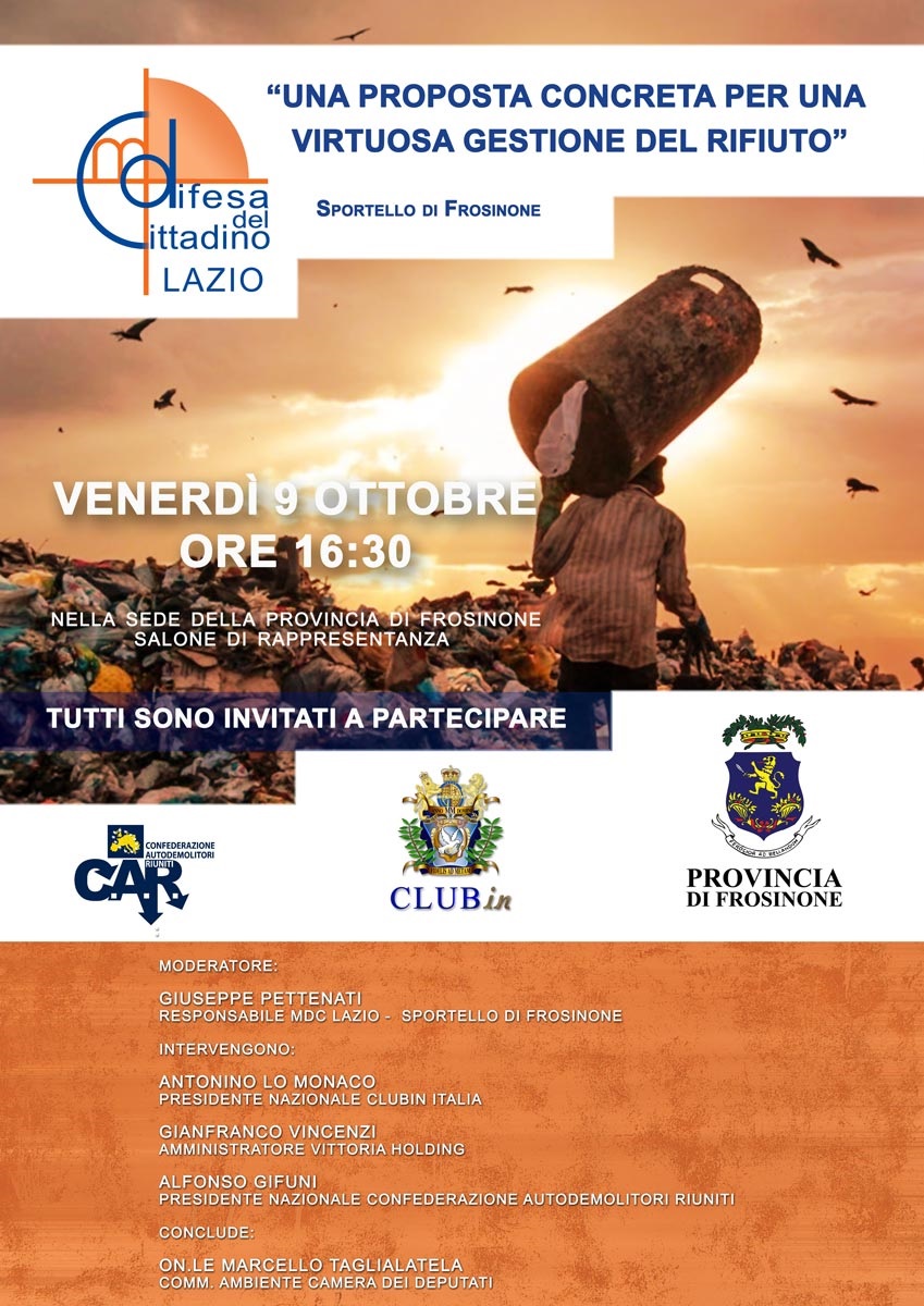 Convegno MDC Lazio 9 Ottobre Frosinone