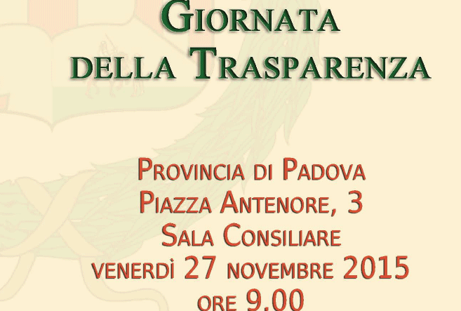 Scopri di più sull'articolo MDC a Padova per la ‘Giornata della Trasparenza’