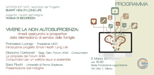 Scopri di più sull'articolo Smart Health Long Life, MDC organizza un Workshop il 2 marzo a Milano