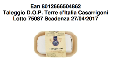 Scopri di più sull'articolo Ancora rischio Listeria per i consumatori! Richiamato Taleggio DOP Casariggoni