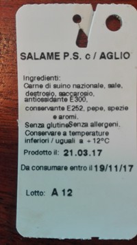 Scopri di più sull'articolo Ritirato Salame Zoratti, i consumatori non devono consumarlo. Trovate tracce di Salmonella