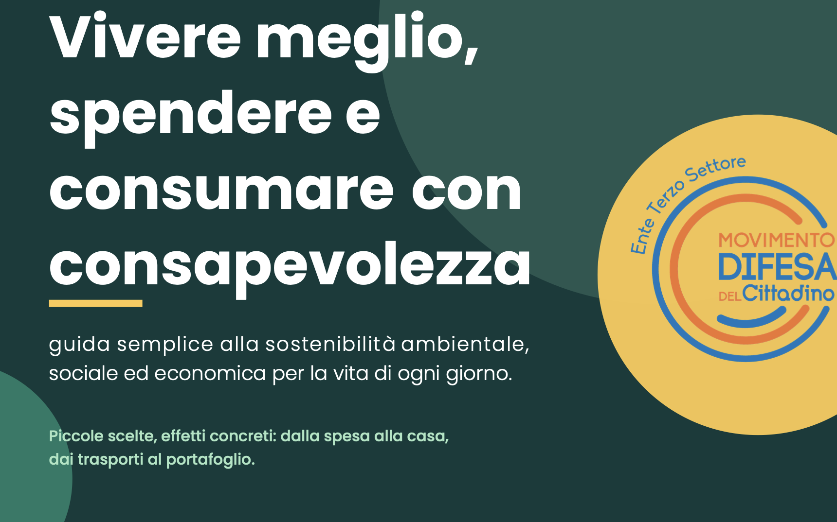 Al momento stai visualizzando Sostenibilità: MDC, la guida per meno sprechi, più risparmio e consumi consapevoli